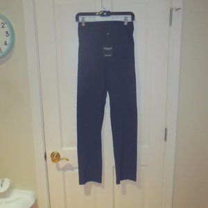NWT Franne Golde Classic Lite Navy Blue Slimming Pants 6